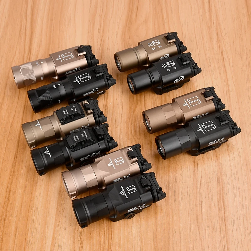 Tactical SF X300 Series Metal Pistol Light X300 XH35 X300V X300U Ultra Weapon Scout Strobe Light For 20mm Picatinny Rail
Tactical SF X300 Series Metal Pistol Light X300 XH35 X300V X300U Ultra Weapon Scout Strobe Light For 20mm Picatinny Rail