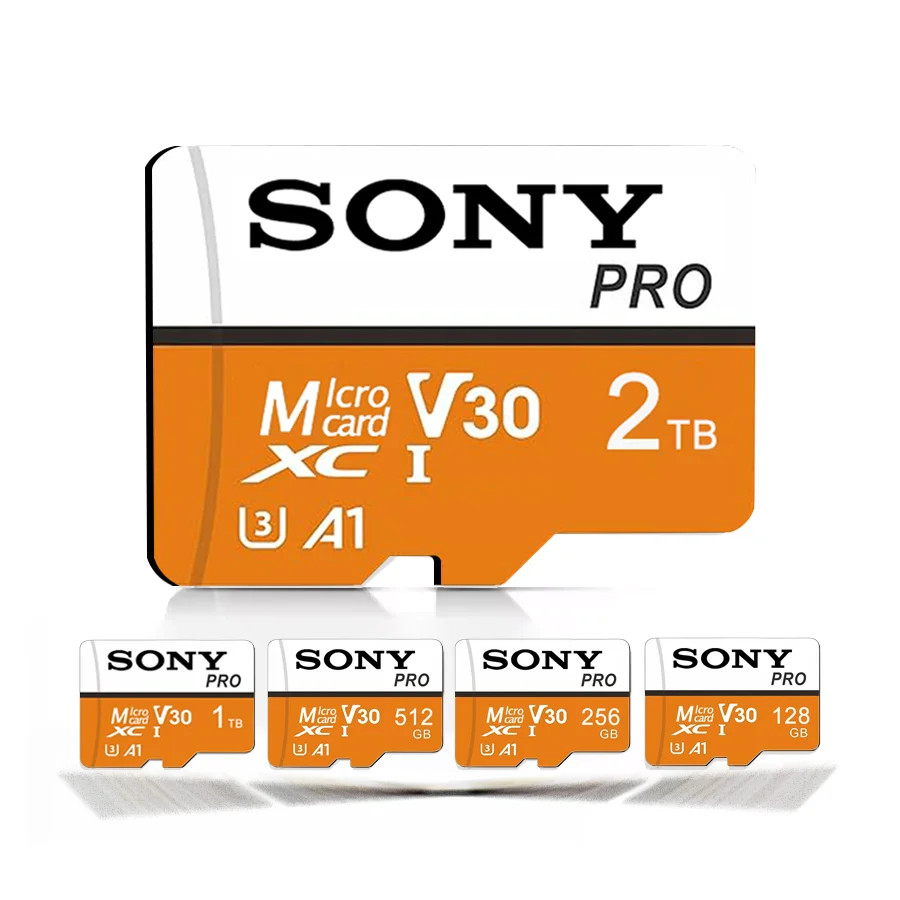 SONY High Speed Memory Card TF Flash Cards C10 U3 A1 for Camera UAV Phone Nintendo Switch - 64GB 128GB 256GB 512GB 1TB 2TB
SONY High Speed Memory Card TF Flash Cards C10 U3 A1 for Camera UAV Phone Nintendo Switch - 64GB 128GB 256GB 512GB 1TB 2TB