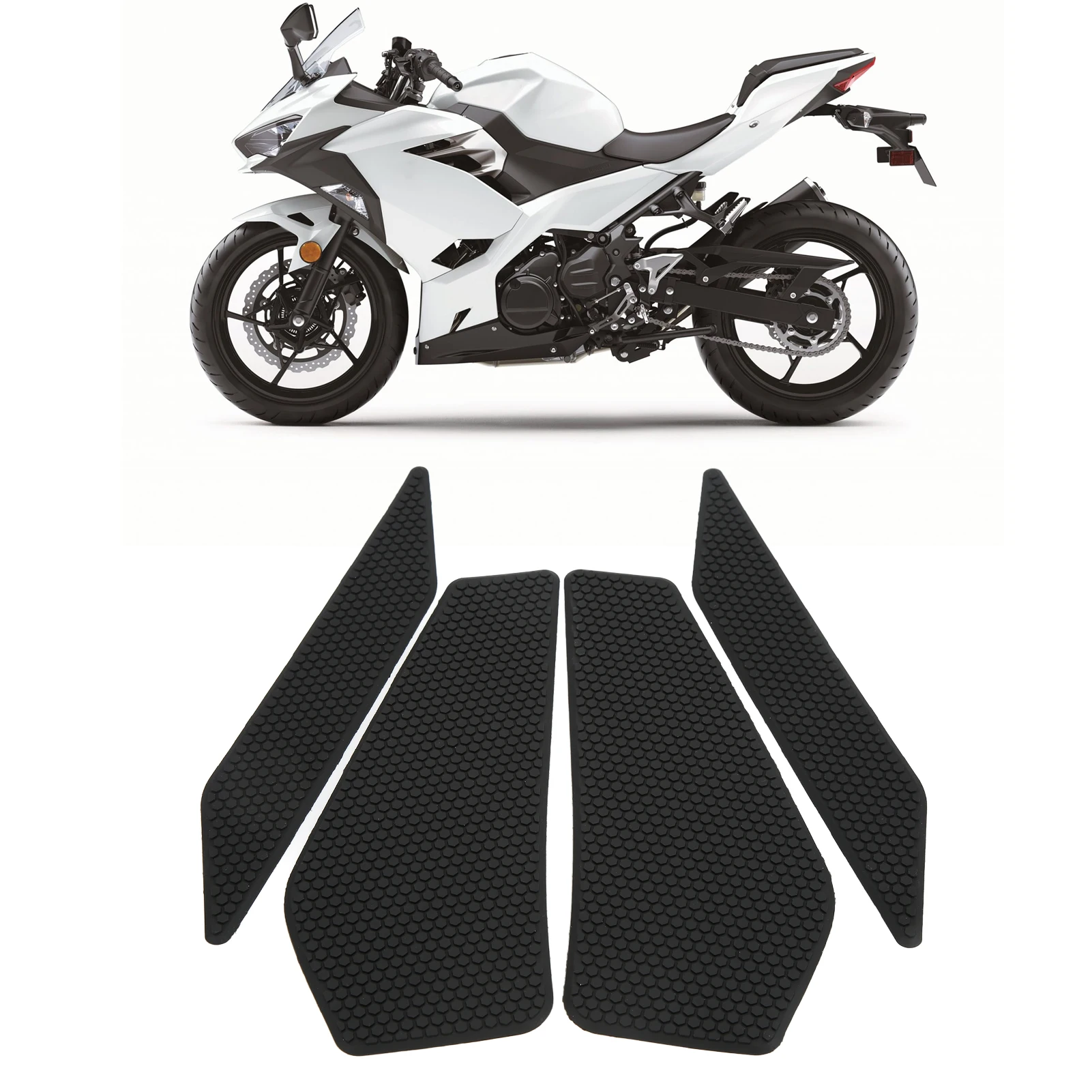 Мотоциклетный бензобак, тяговая накладка, боковые топливные наколенники, наклейка, противоскользящая наклейка, замена для Kawasaki Ninja 400 2018-2021
Мотоциклетный бензобак, тяговая накладка, боковые топливные наколенники, наклейка, противоскользящая наклейка, замена для Kawasaki Ninja 400 2018-2021