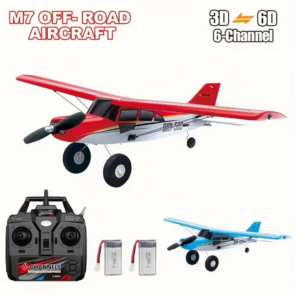 Qidi560 RC Plane Moore M7 Off-road 4CH Remote Control Airplane Brushless Fixed Wing Aircraft Model EPP Foam Toys for Children
Qidi560 RC Plane Moore M7 Off-road 4CH Remote Control Airplane Brushless Fixed Wing Aircraft Model EPP Foam Toys for Children