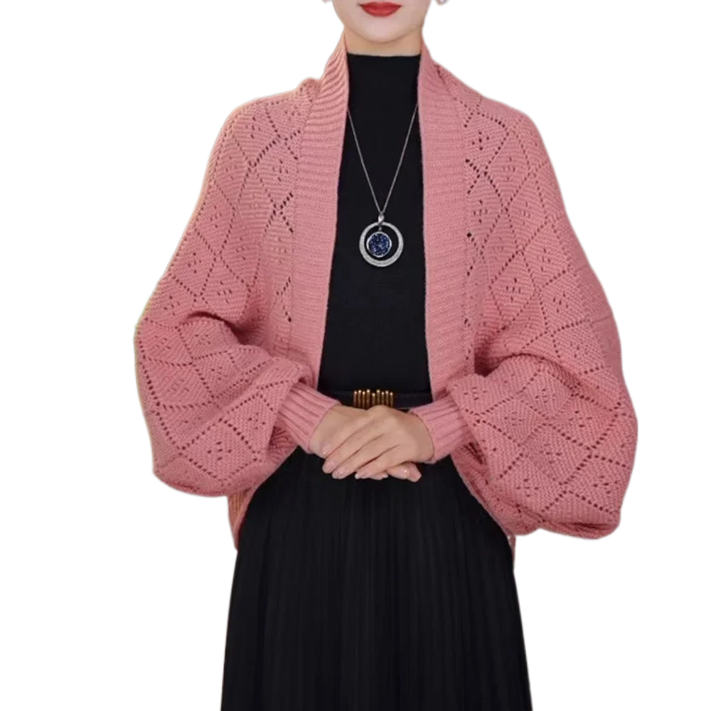 Temperament Cardigan Knitted Shawl Outwear Shoulder Protection Cervical Spine Neck Warmer False Collar Long Sleeve
Temperament Cardigan Knitted Shawl Outwear Shoulder Protection Cervical Spine Neck Warmer False Collar Long Sleeve