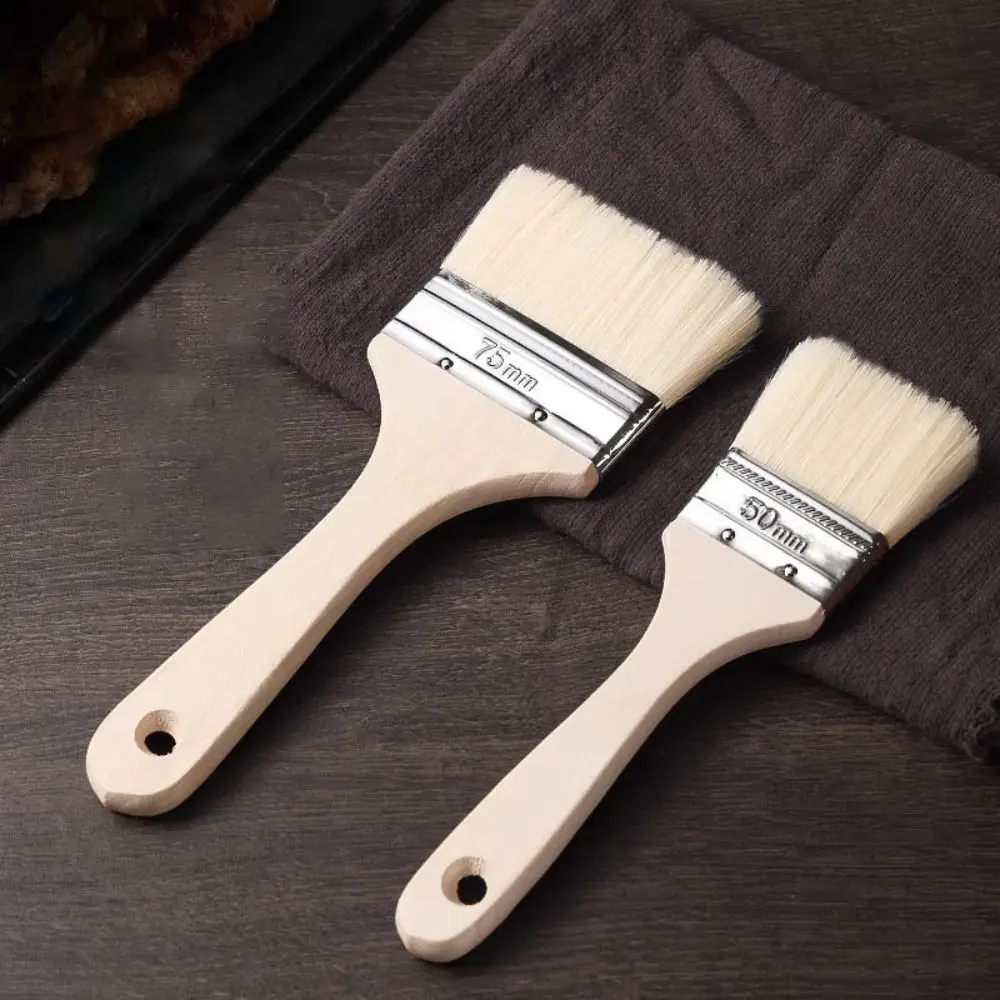 3pcs Cleaning Brush Wood Handle Wool BBQ Oil Brush Heat-resistant Food Grade Barbecue Sauce Brush Reusable Pastry Brush Cooking
3pcs Cleaning Brush Wood Handle Wool BBQ Oil Brush Heat-resistant Food Grade Barbecue Sauce Brush Reusable Pastry Brush Cooking