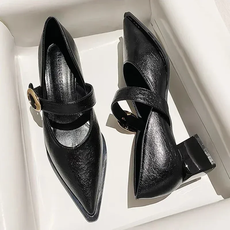 2024 Women Sexy Shoes High Heels Pointed Toe Spring Shoes Chunky Shallow Sandals Summer New Designer Dress Pumps Brand Femme
2024 Women Sexy Shoes High Heels Pointed Toe Spring Shoes Chunky Shallow Sandals Summer New Designer Dress Pumps Brand Femme