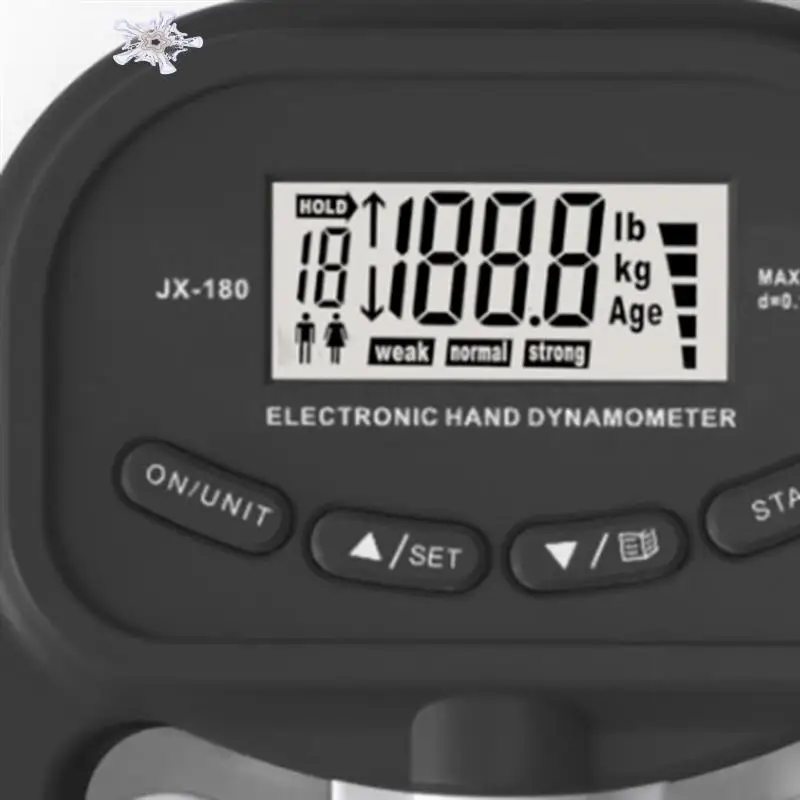 Hand Dynamometer Grip Strength Trainer-Electronic Hand Grip Strength Tester Grip Strengthener 265 Lbs/120Kgs
Hand Dynamometer Grip Strength Trainer-Electronic Hand Grip Strength Tester Grip Strengthener 265 Lbs/120Kgs