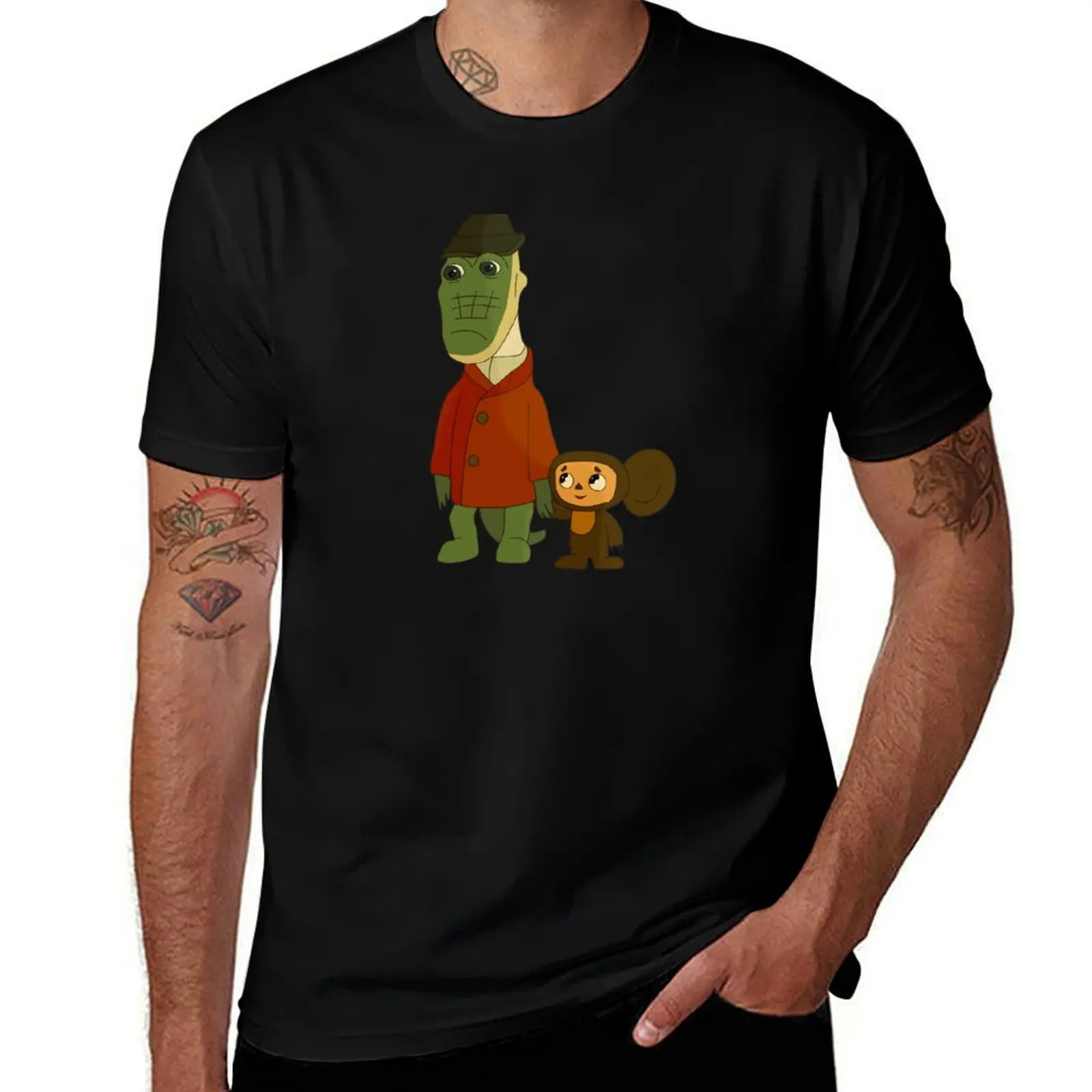 Cheburashka and Gena T-Shirt valentines clothes graphic t shirt vintage blacks graphic shirts outfits for men
Cheburashka and Gena T-Shirt valentines clothes graphic t shirt vintage blacks graphic shirts outfits for men