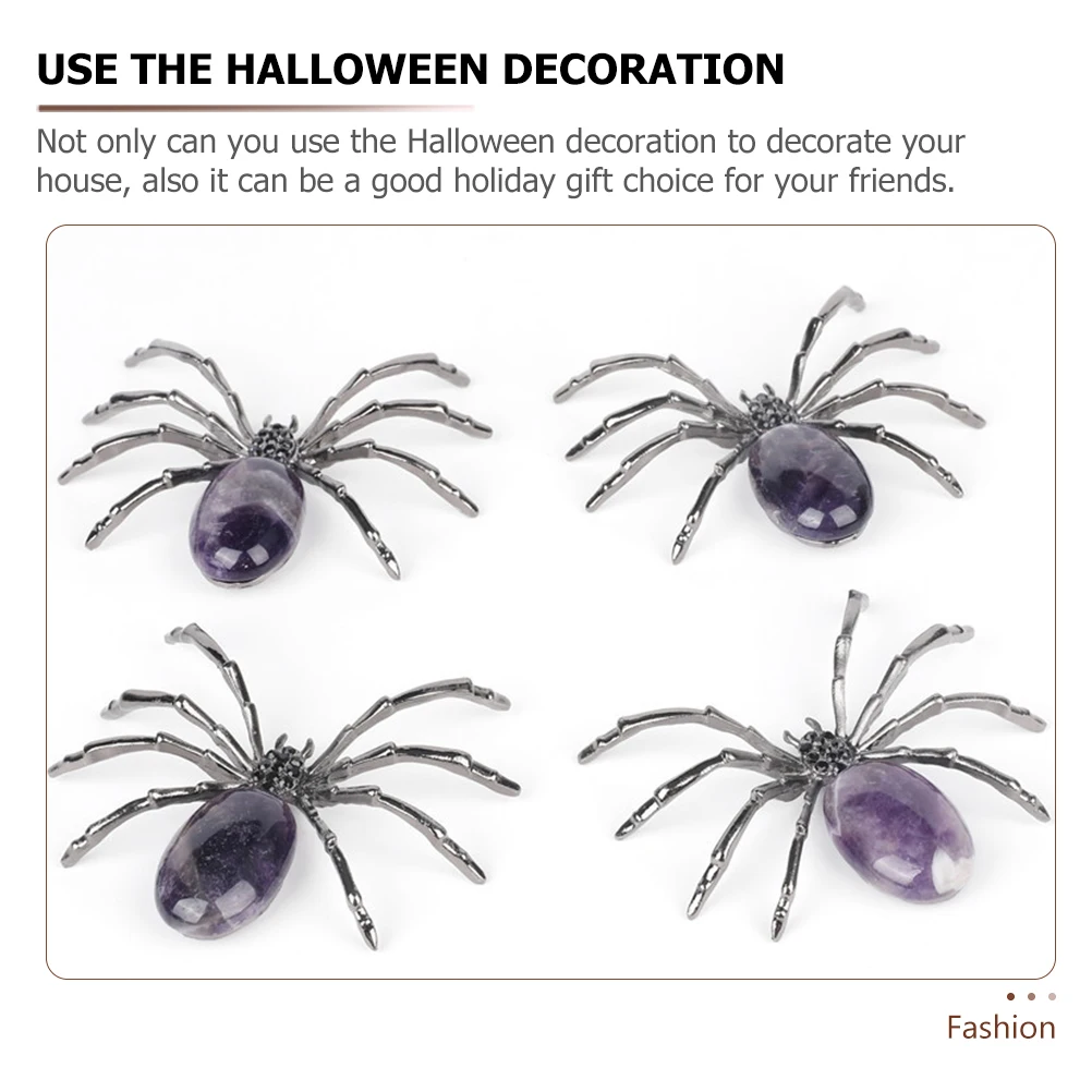 Crystal Stone Spider Ornaments Large Decoration Halloween Party Spiders Decorations Props Tiny
Crystal Stone Spider Ornaments Large Decoration Halloween Party Spiders Decorations Props Tiny