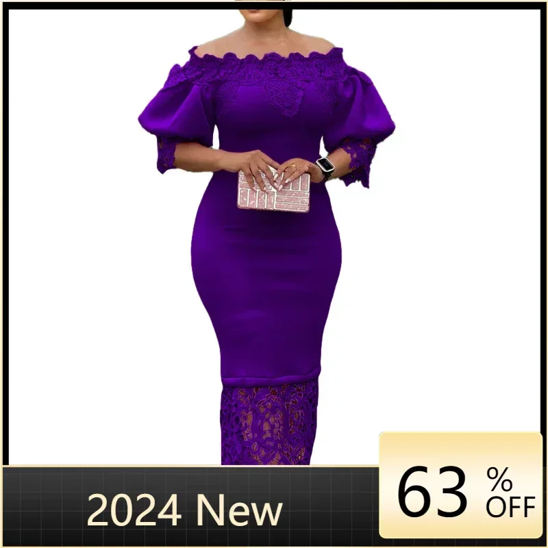 Sexy Hollow Out Lace Bodycon Long Dress Women Elegant Red/Pink/White Off Shoulder Patchwork Maxi Party Vestidos 2023 Autumn New
Sexy Hollow Out Lace Bodycon Long Dress Women Elegant Red/Pink/White Off Shoulder Patchwork Maxi Party Vestidos 2023 Autumn New