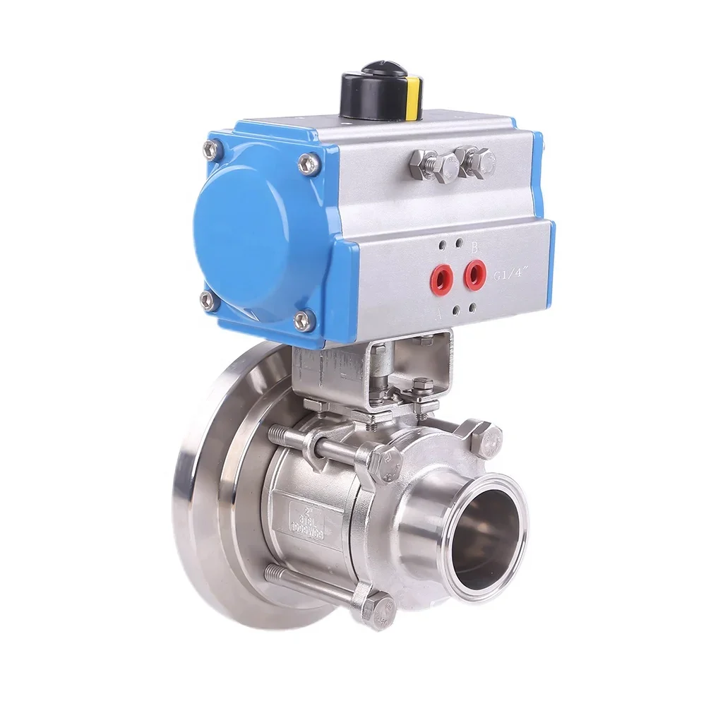 Sanitary Stainless steel Air pneumatic Tank Bottom clamp Ball Valves for discharge port
Sanitary Stainless steel Air pneumatic Tank Bottom clamp Ball Valves for discharge port