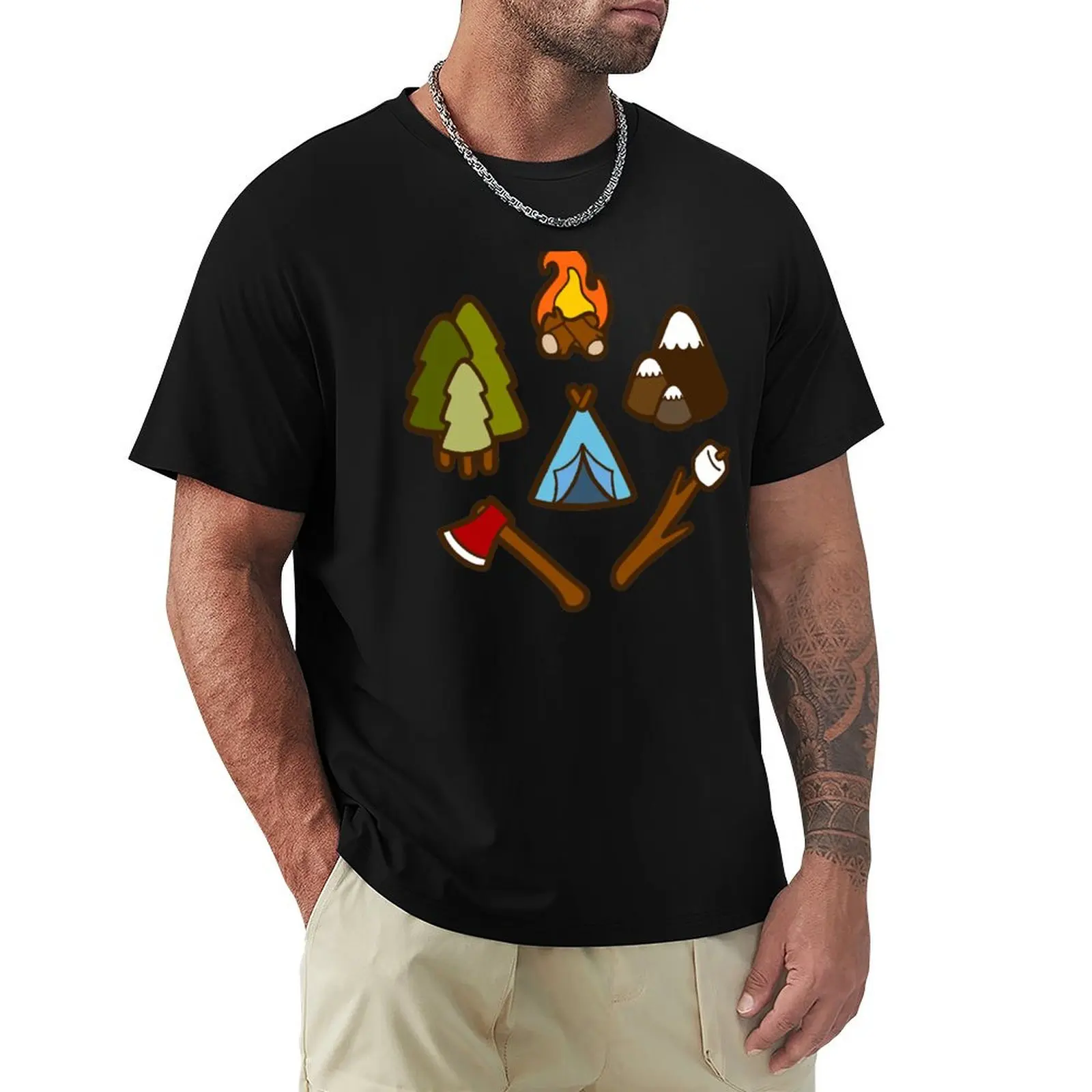 Camping is cool T-Shirt Casual Lightweight Short Sleeve Top
Camping is cool T-Shirt Casual Lightweight Short Sleeve Top
