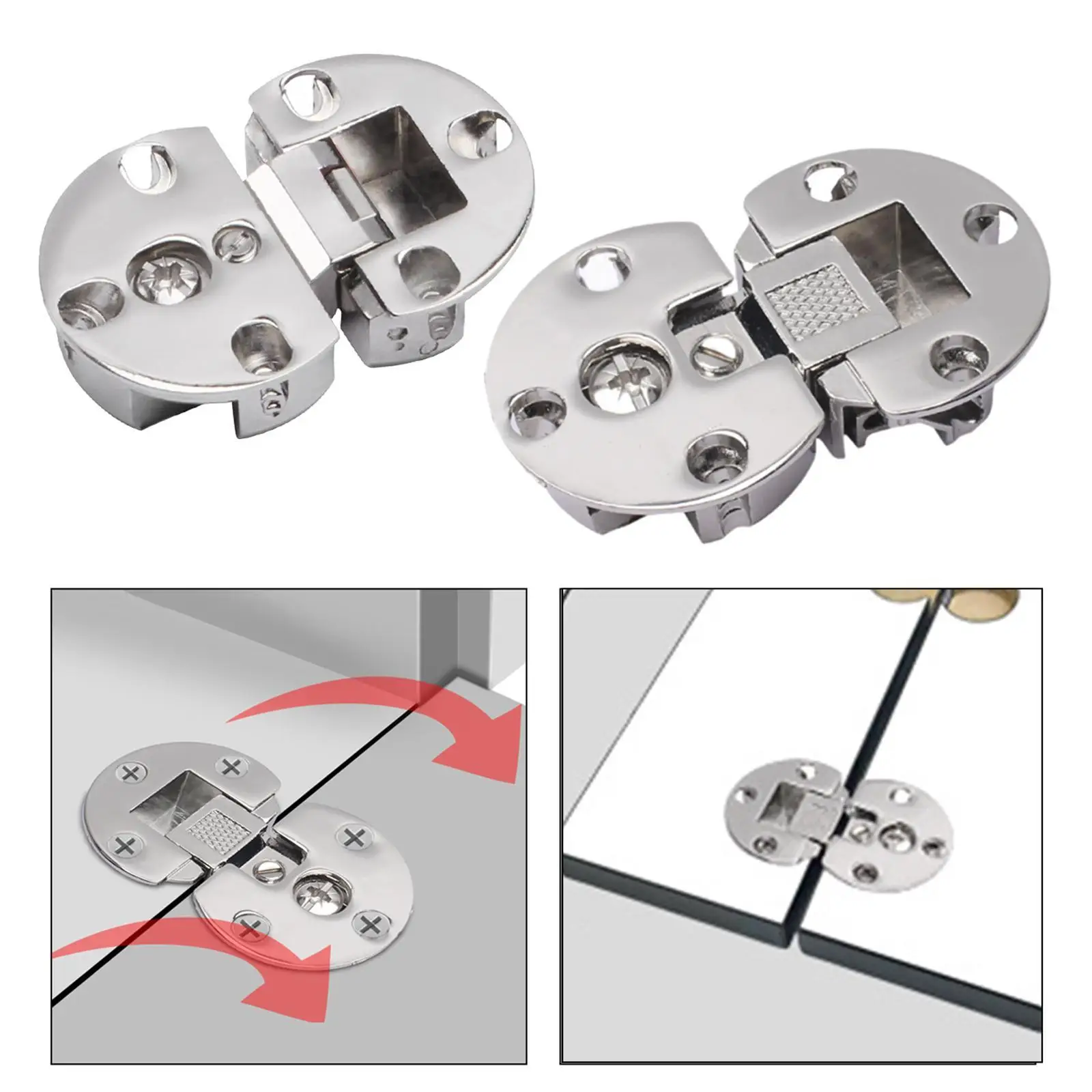 2Pcs Round Edge Flip Top Hinges Folding Hardware for Closet And Computer Desk
2Pcs Round Edge Flip Top Hinges Folding Hardware for Closet And Computer Desk