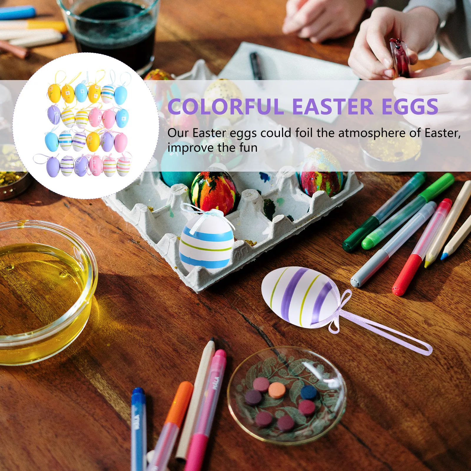 24 Pcs Easter Eggs Filled Decorative Artificial Fillers for Kids Surprise Decorations
24 Pcs Easter Eggs Filled Decorative Artificial Fillers for Kids Surprise Decorations