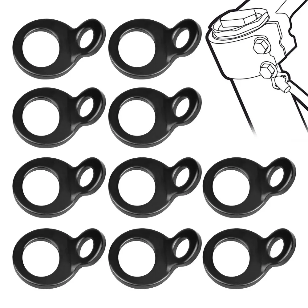 10PCS D-Ring Tie Down Anchors, Capacity Multi-Purpose Tightening Hooks for Vehicle Truck Bed Bicycle Trailer Motorcycle
10PCS D-Ring Tie Down Anchors, Capacity Multi-Purpose Tightening Hooks for Vehicle Truck Bed Bicycle Trailer Motorcycle