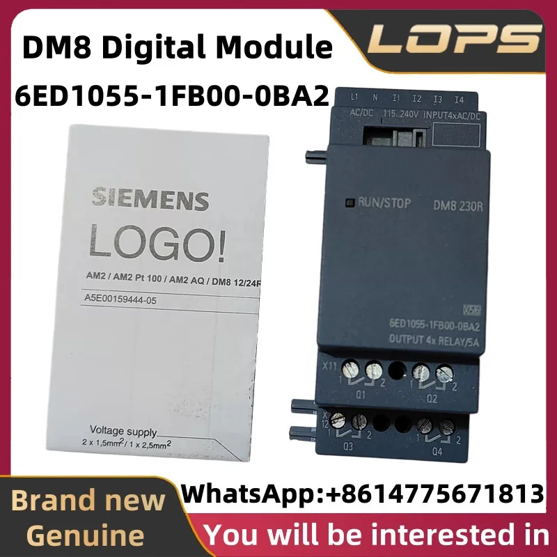 6ED1055-1FB00-0BA2 SIEMENS New original DM8 Digital Module,large quantity in stock, welcome to consult
6ED1055-1FB00-0BA2 SIEMENS New original DM8 Digital Module,large quantity in stock, welcome to consult