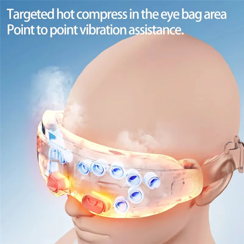 A24P Bluetooth Eye Massager With Steam Spa And Kneading Acupressure Massage To Relieve Eye Strain 
A24P Bluetooth Eye Massager With Steam Spa And Kneading Acupressure Massage To Relieve Eye Strain