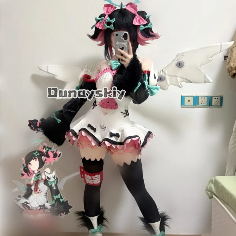 LWW29*Nangong Yu New Event Rhapsody's Muse outfit Y2K idol uniform kawaii sexy dress wig cosplay anime game Zenless Zone Zero
LWW29*Nangong Yu New Event Rhapsody's Muse outfit Y2K idol uniform kawaii sexy dress wig cosplay anime game Zenless Zone Zero