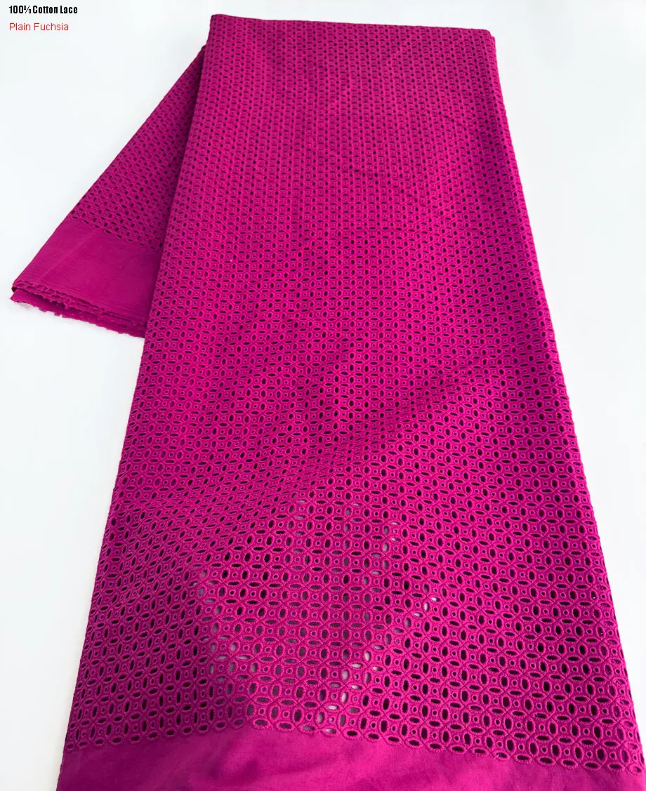 Plain Fuchsia Original Austria Polished Cotton Lace Highest Quality African Sheer Voile Fabric For Men Women Traditional Wear
Plain Fuchsia Original Austria Polished Cotton Lace Highest Quality African Sheer Voile Fabric For Men Women Traditional Wear