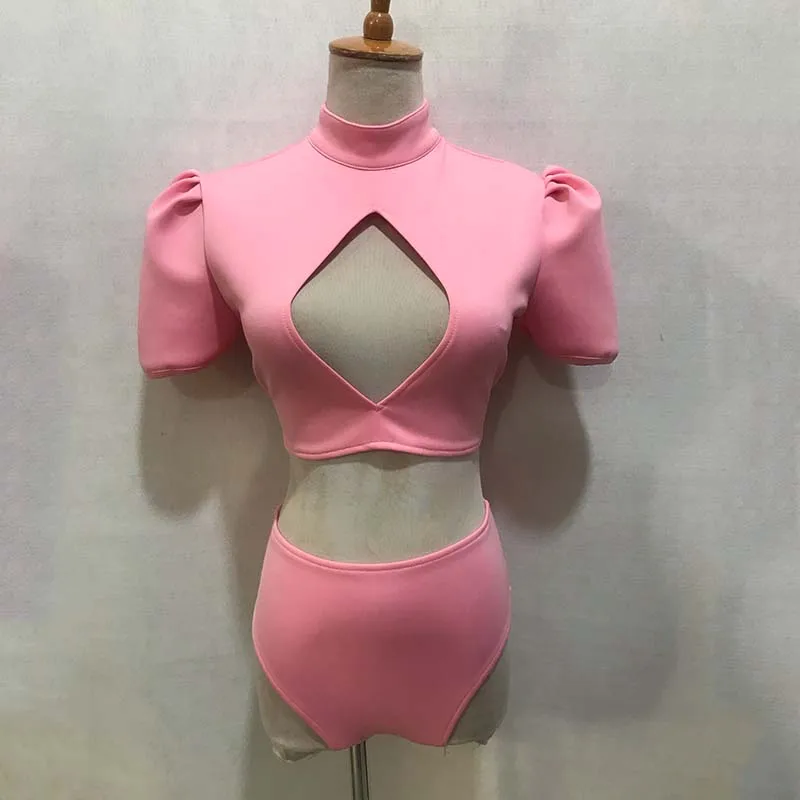 Pink Pole Dance Costume Women Gogo Dancer Clothing Nightclub Bar Party Outfit Festival Rave Wear Hollow Out Tops Shorts Blue1923
Pink Pole Dance Costume Women Gogo Dancer Clothing Nightclub Bar Party Outfit Festival Rave Wear Hollow Out Tops Shorts Blue1923