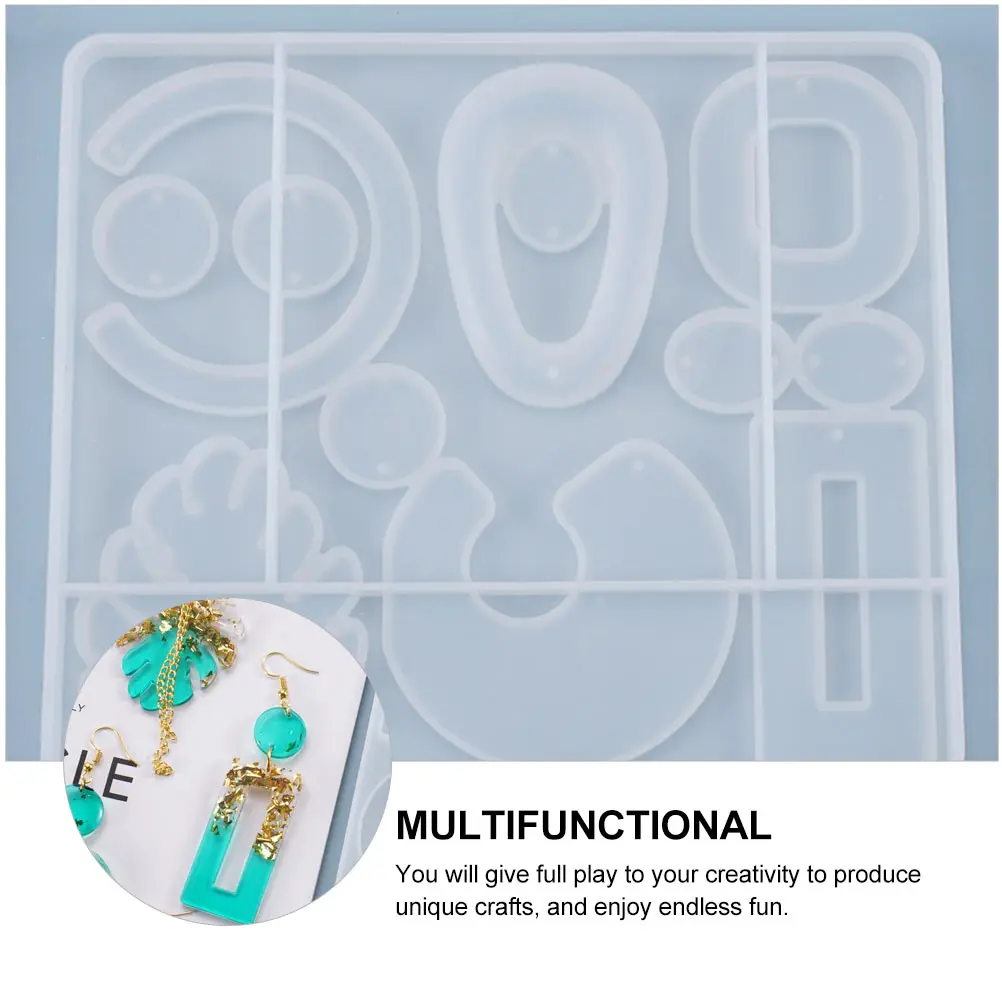 2 Pcs Earring Pendant Mold DIY for Jewelry Making Silicone Earrings Clay Epoxy Silica Gel Travel
2 Pcs Earring Pendant Mold DIY for Jewelry Making Silicone Earrings Clay Epoxy Silica Gel Travel