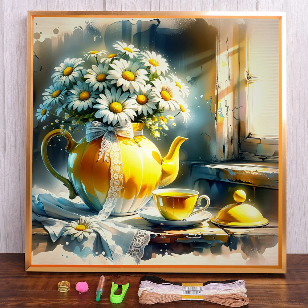 Flower Chrysanthemum Pre-Printed 11CT Cross Stitch Patterns DIY Embroidery Knitting Craft Handiwork Hobby Floss Room Decor Gift
Flower Chrysanthemum Pre-Printed 11CT Cross Stitch Patterns DIY Embroidery Knitting Craft Handiwork Hobby Floss Room Decor Gift