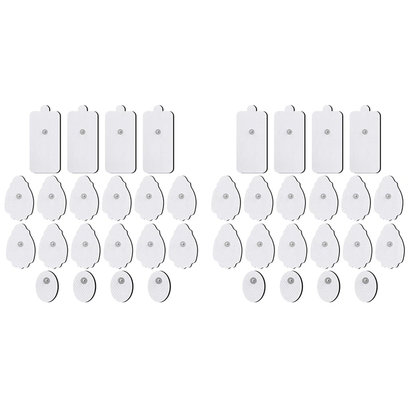 40 One Electrode Pads, Reusable Self-Adhesive Replacement Pads For TENS Unit Muscle Stimulator Machine
40 One Electrode Pads, Reusable Self-Adhesive Replacement Pads For TENS Unit Muscle Stimulator Machine