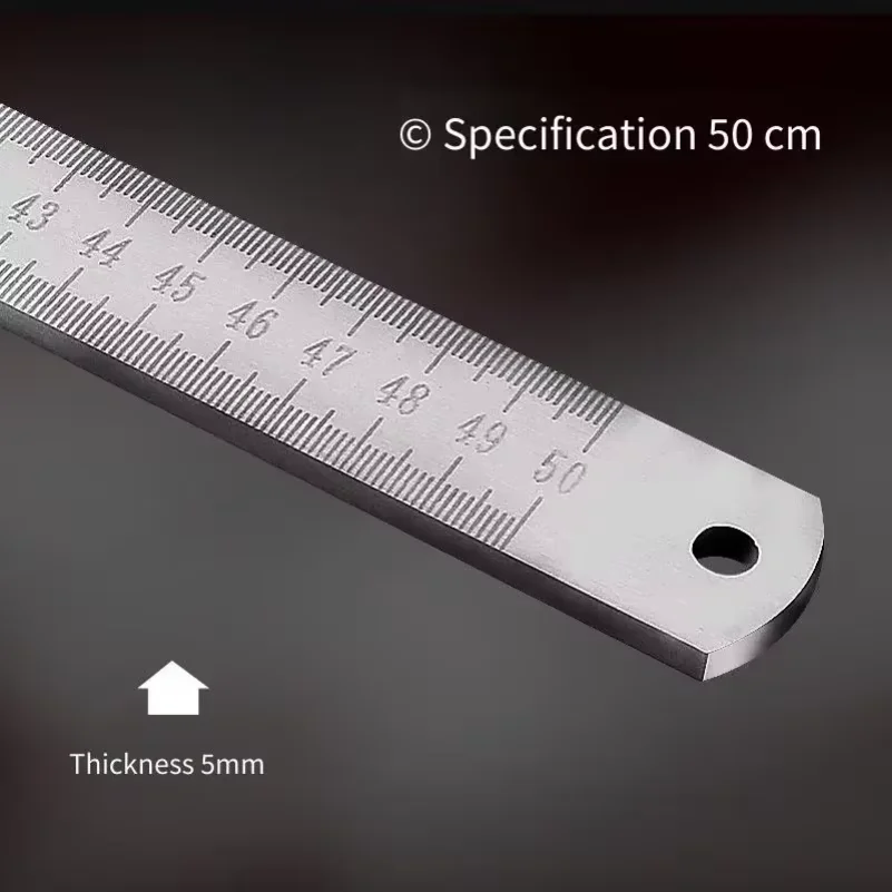 5mm Thick Stainless Steel Ruler | Tempered Car Safety & Measuring Tool | Multi-Purpose Heavy Duty Scale
5mm Thick Stainless Steel Ruler | Tempered Car Safety & Measuring Tool | Multi-Purpose Heavy Duty Scale