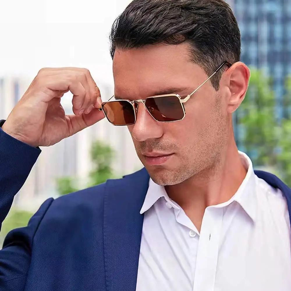 Retro Rectangle Sunglasses for Women Men, High-Quality Metal Frame Punk Sun Glasses Vintage Travel Shades UV400 Protection
Retro Rectangle Sunglasses for Women Men, High-Quality Metal Frame Punk Sun Glasses Vintage Travel Shades UV400 Protection