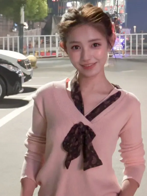 Slimming V-Ne Knitwear Retro Unique Sli Winter Faion Women's Cotton Long Sve Casual Top for Various Ocns
Slimming V-Ne Knitwear Retro Unique Sli Winter Faion Women's Cotton Long Sve Casual Top for Various Ocns