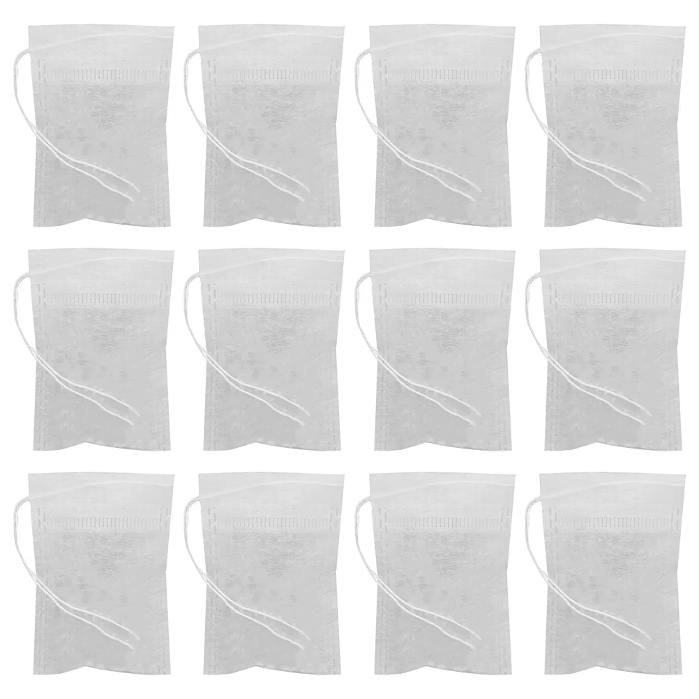 100 Pcs Tea Bag Empty for Leaf Herbal Bags Zein Fiber Loose with Drawstring Filter
100 Pcs Tea Bag Empty for Leaf Herbal Bags Zein Fiber Loose with Drawstring Filter