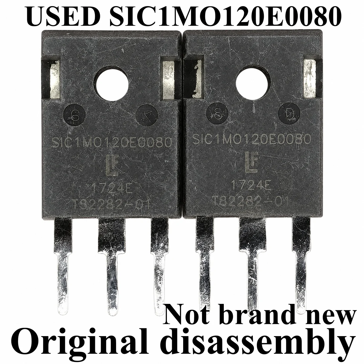 1pcs 100% Original disassembly used Transistor SIC1MO120E0080 Silicon Carbide TO-247
1pcs 100% Original disassembly used Transistor SIC1MO120E0080 Silicon Carbide TO-247