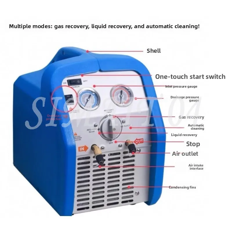 Double-Cylinder Air Conditioning Refrigerant Automatic Recovery Machine Fluorine Pumping Refrigerator Repair Tool
Double-Cylinder Air Conditioning Refrigerant Automatic Recovery Machine Fluorine Pumping Refrigerator Repair Tool