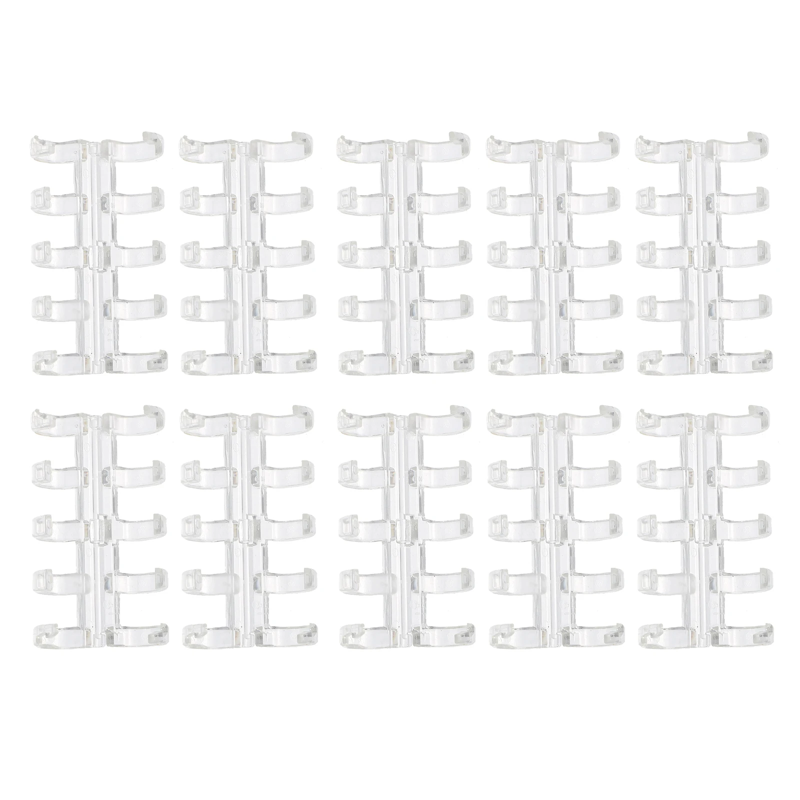 10 Pcs Segmented Binding Ring Buckles Plastic Detachable Openable Binder Rings White Loose Leaf Notebook Spine Household Leaf
10 Pcs Segmented Binding Ring Buckles Plastic Detachable Openable Binder Rings White Loose Leaf Notebook Spine Household Leaf