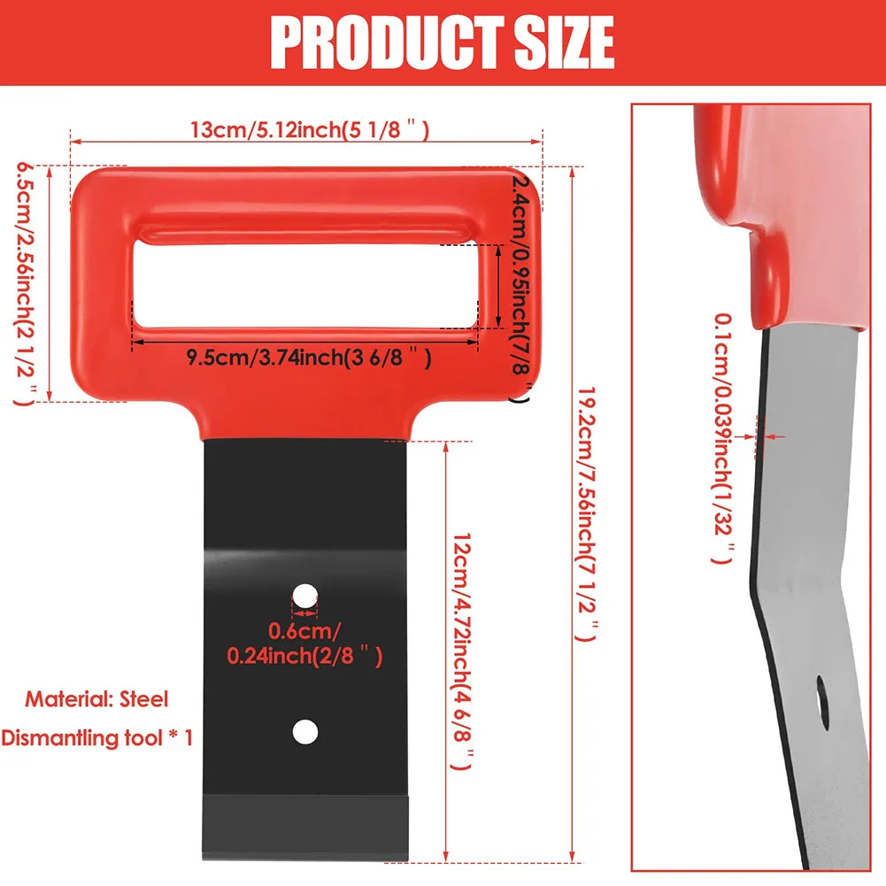 Portable Car Window Rubber Strip Removal Tool, Easy To Use, Red Plastic Handle. Car Window Belt Molding Removal Tool 19.2×13 Cm
Portable Car Window Rubber Strip Removal Tool, Easy To Use, Red Plastic Handle. Car Window Belt Molding Removal Tool 19.2×13 Cm