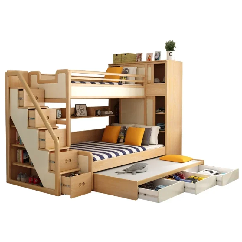 ~L Solid Wood Height-Adjustable Bed Bunk Bed Children's Bunk Bed Bedroom Furniture Beds
~L Solid Wood Height-Adjustable Bed Bunk Bed Children's Bunk Bed Bedroom Furniture Beds