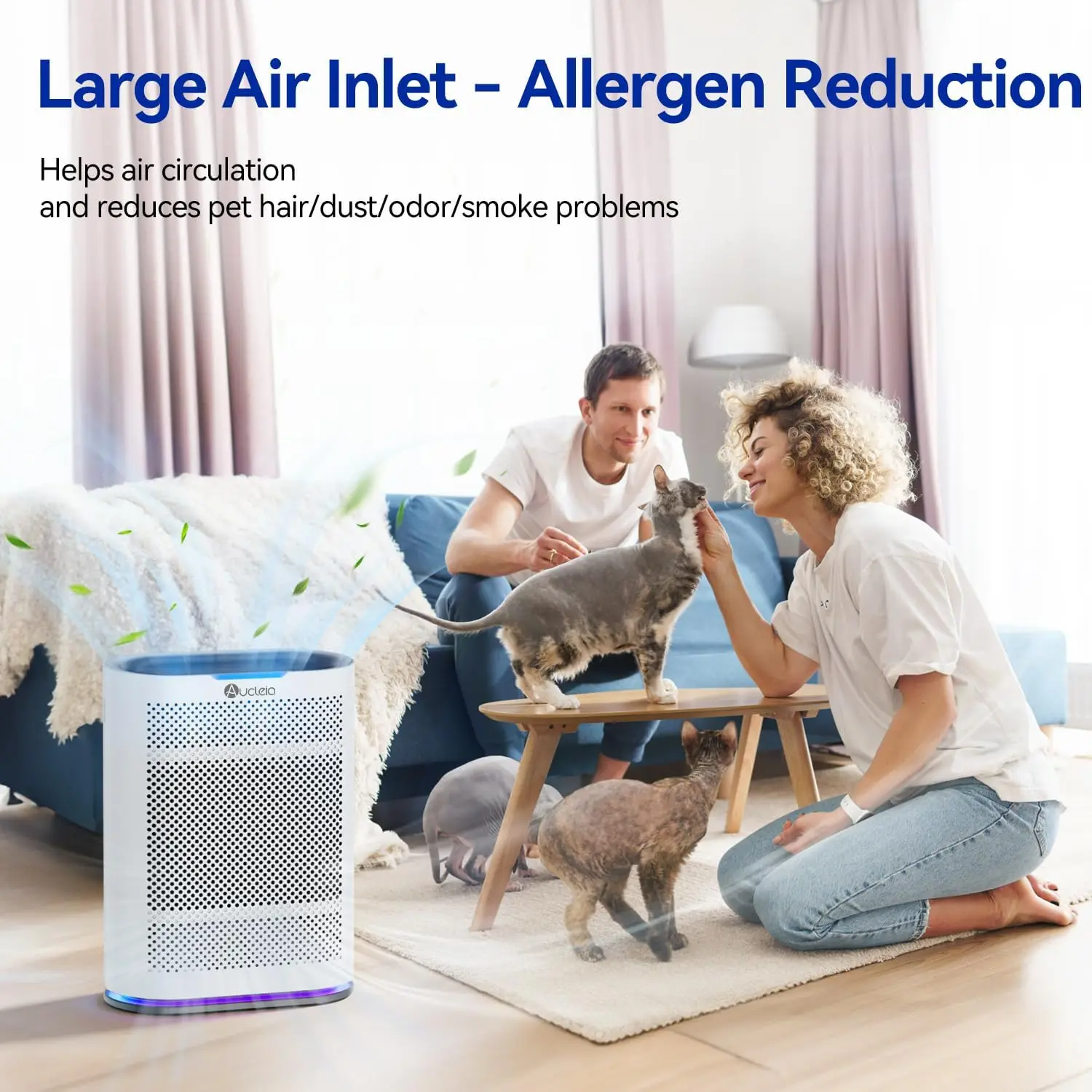 Air Purifiers for Home Large Room Cover 2,100 Ft²,Home Purifier with Quality Monitor & Aromatherapy,Auto H13 (White)
Air Purifiers for Home Large Room Cover 2,100 Ft²,Home Purifier with Quality Monitor & Aromatherapy,Auto H13 (White)