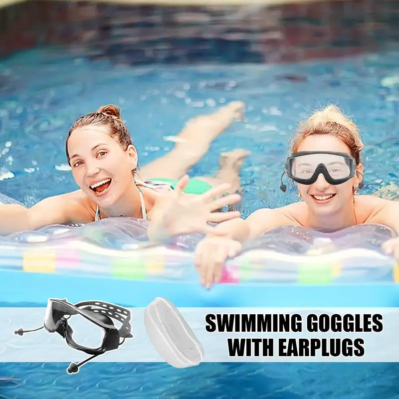 Swimming Goggles With Earplugs Anti Fog Wide View Pool Glasses With Ear Plugs Water Sports Eyewear For Adults And Children
Swimming Goggles With Earplugs Anti Fog Wide View Pool Glasses With Ear Plugs Water Sports Eyewear For Adults And Children