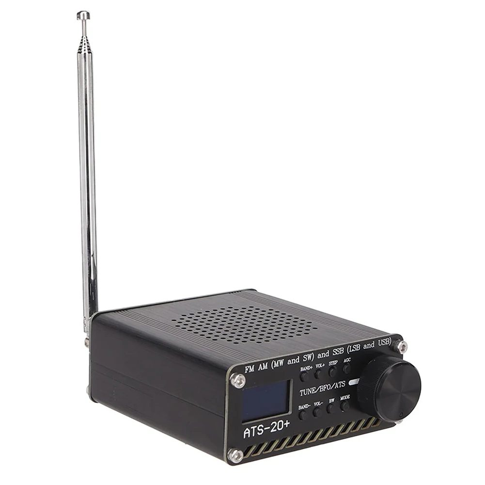 ATS-20 + Plus V2 SI4732 приемник радиоприемника FM AM (MW & SW)/SSB LSB и USB 1,3-дюймовый OLED дисплей
ATS-20 + Plus V2 SI4732 приемник радиоприемника FM AM (MW & SW)/SSB LSB и USB 1,3-дюймовый OLED дисплей