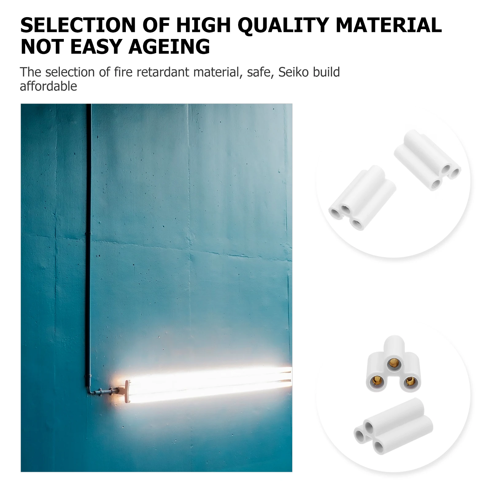 20pcs LED Lamp Connector 21mm PVC Double End 3 Pin Female Adapter for T5 Lamp Tube Strip Connection LED Bulb Tube
20pcs LED Lamp Connector 21mm PVC Double End 3 Pin Female Adapter for T5 Lamp Tube Strip Connection LED Bulb Tube