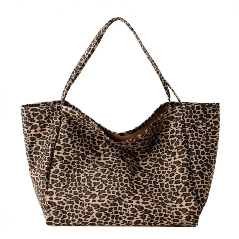 Leopard Canvas Tote Bag Slouchy Large Capacity Women Daily Commute Casual Underarm Shoulder Handbag
Leopard Canvas Tote Bag Slouchy Large Capacity Women Daily Commute Casual Underarm Shoulder Handbag