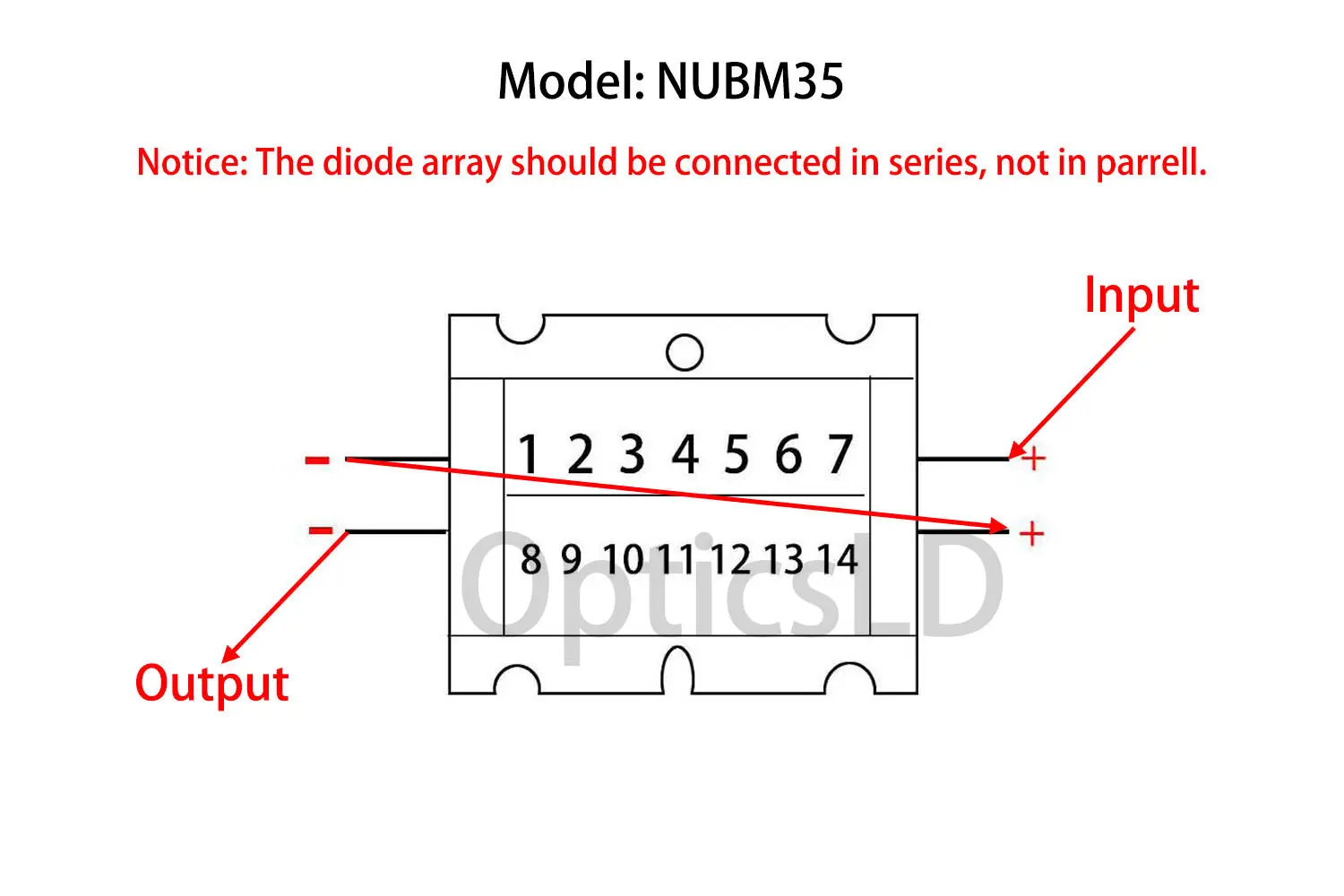 Nichia NUBM35 455nm 75W High Power Blue Laser Array Module | Semiconductor Laser Diode Bank
Nichia NUBM35 455nm 75W High Power Blue Laser Array Module | Semiconductor Laser Diode Bank