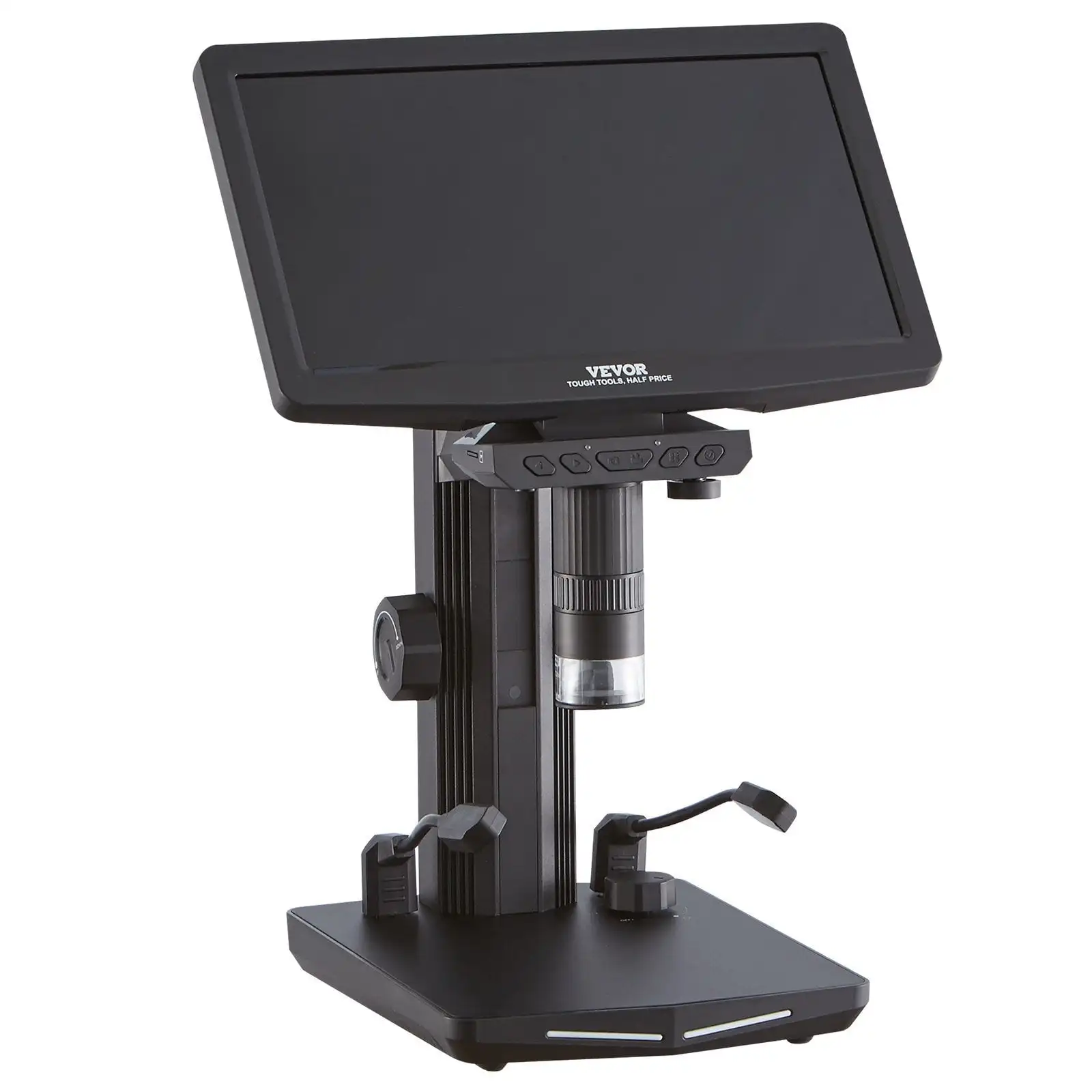 7" HDMI LCD Digital Microscope for Adults,Soldering Electron Microscope 1200X &IPS Screen,8 LED Lights,2 Flexible Side Lights
7" HDMI LCD Digital Microscope for Adults,Soldering Electron Microscope 1200X &IPS Screen,8 LED Lights,2 Flexible Side Lights