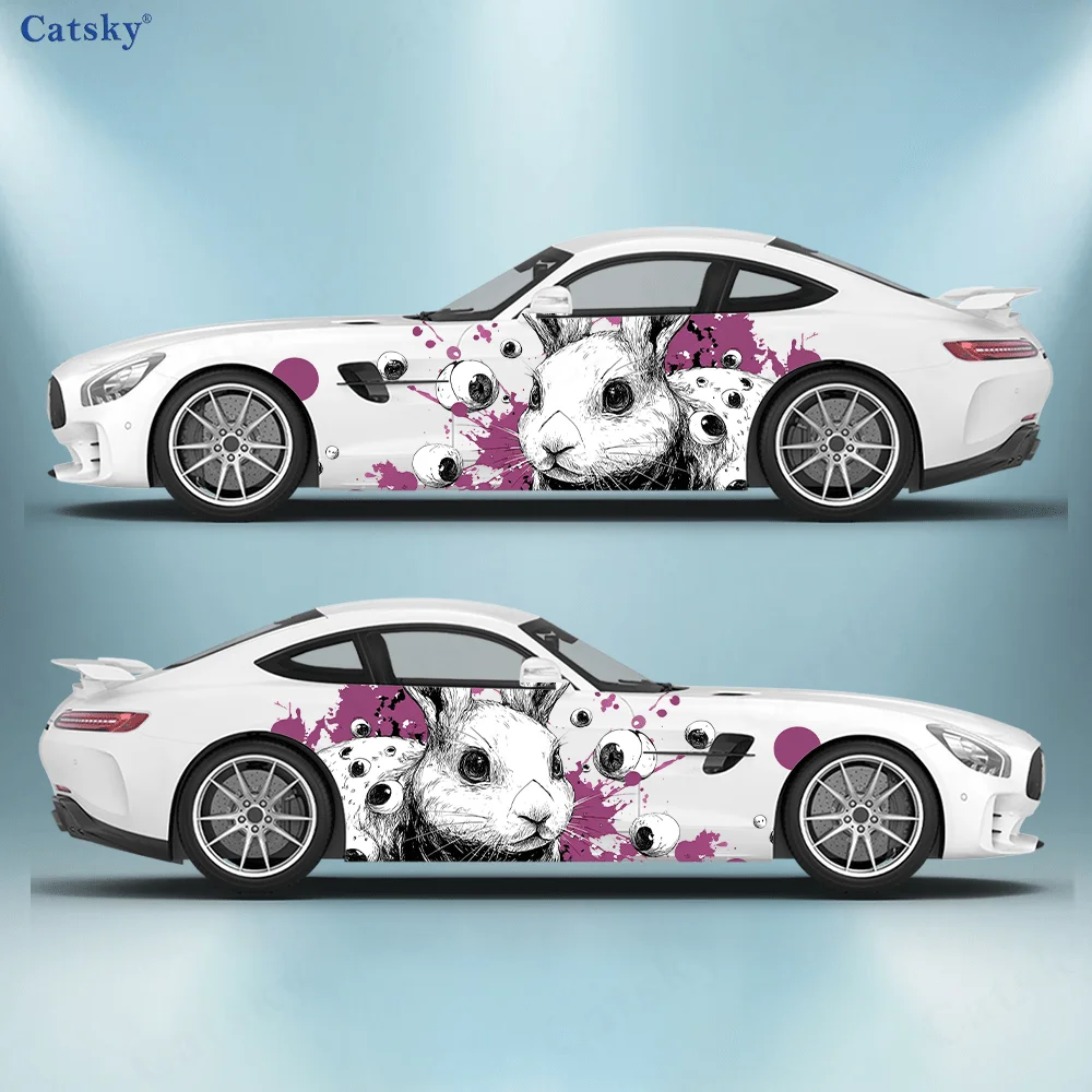 Rabbit sticker with multiple eyes, suitable for cars and trucks, durable, fade-resistant, easy to install and remove - Enhance t
Rabbit sticker with multiple eyes, suitable for cars and trucks, durable, fade-resistant, easy to install and remove - Enhance t