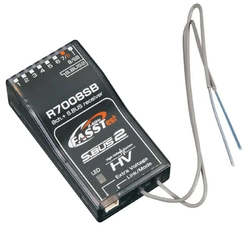 Original R7008SB 8CH S.Bus2 SBUS FASSTest 2.4G Receiver for 14SG/18MZ/18SZ Radio Controller
Original R7008SB 8CH S.Bus2 SBUS FASSTest 2.4G Receiver for 14SG/18MZ/18SZ Radio Controller