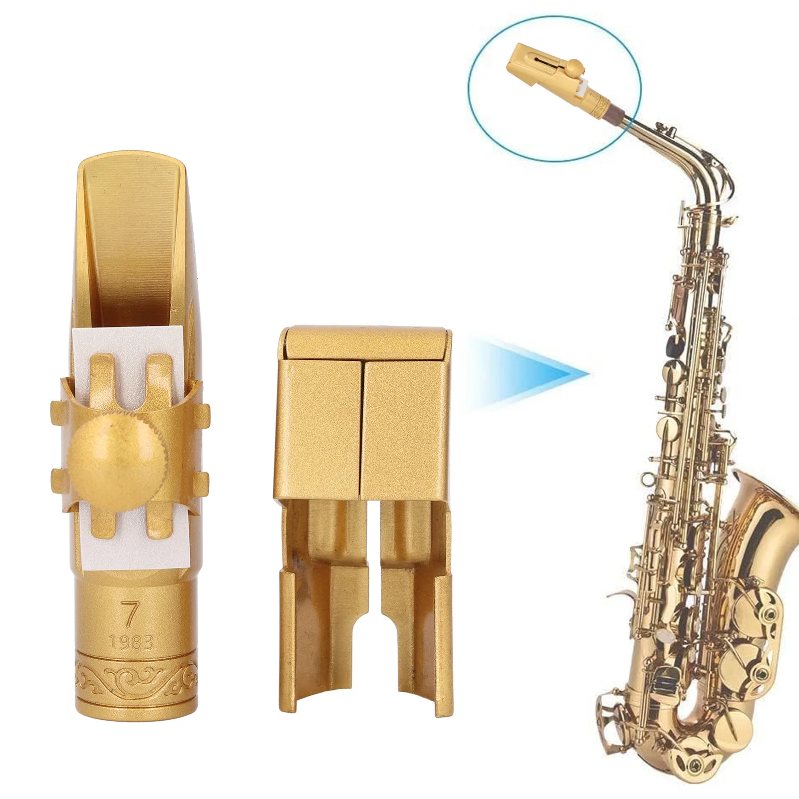 B Flat Soprano Saxophone Mouthpiece Good Performance Easy Using Frosted Gold Plating Brass Soprano Sax Saxophone Mouthpiece
B Flat Soprano Saxophone Mouthpiece Good Performance Easy Using Frosted Gold Plating Brass Soprano Sax Saxophone Mouthpiece
