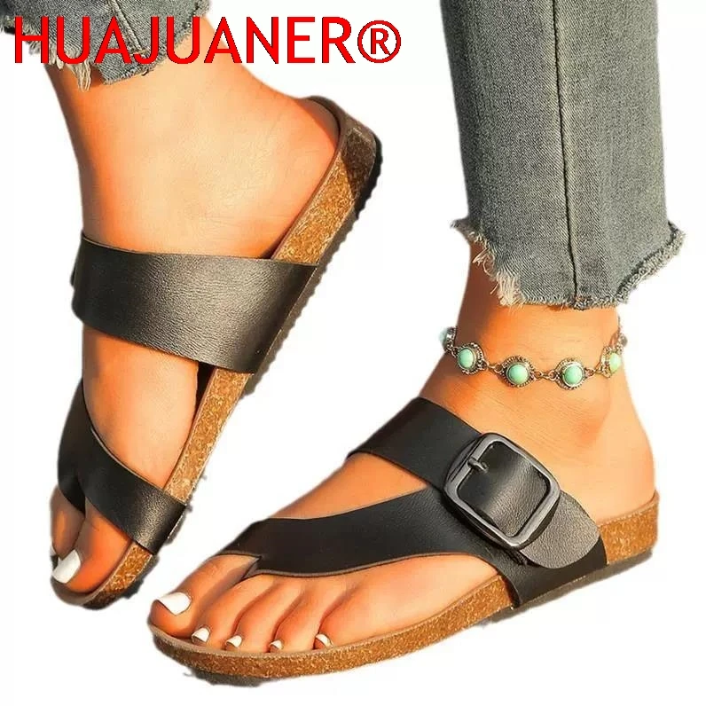 Flat Slipper Women's 2026 Summer New Style Belt Buckle Clip Toe Simple and Fashionable Outdoor Casual Beach Sandals
Flat Slipper Women's 2026 Summer New Style Belt Buckle Clip Toe Simple and Fashionable Outdoor Casual Beach Sandals