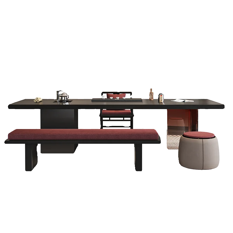 Wabi Sand wind solid wood tea table and chair combination office living room modern simple large board acrylic
Wabi Sand wind solid wood tea table and chair combination office living room modern simple large board acrylic