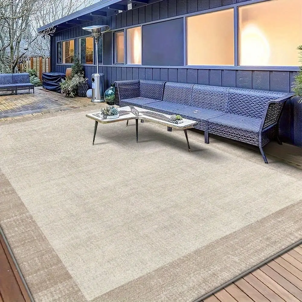 Heavy Duty Outdoor Mat - High Quality Deck Mat Beige Neutral Color - All Weather Patio Beach Backyard Mat - Large Size Indoor And Outdoor Universal Carpet - Luxurious Suede Mat Textured Surface Suitable For Home Use
Heavy Duty Outdoor Mat - High Quality Deck Mat Beige Neutral Color - All Weather Patio Beach Backyard Mat - Large Size Indoor And Outdoor Universal Carpet - Luxurious Suede Mat Textured Surface Suitable For Home Use
