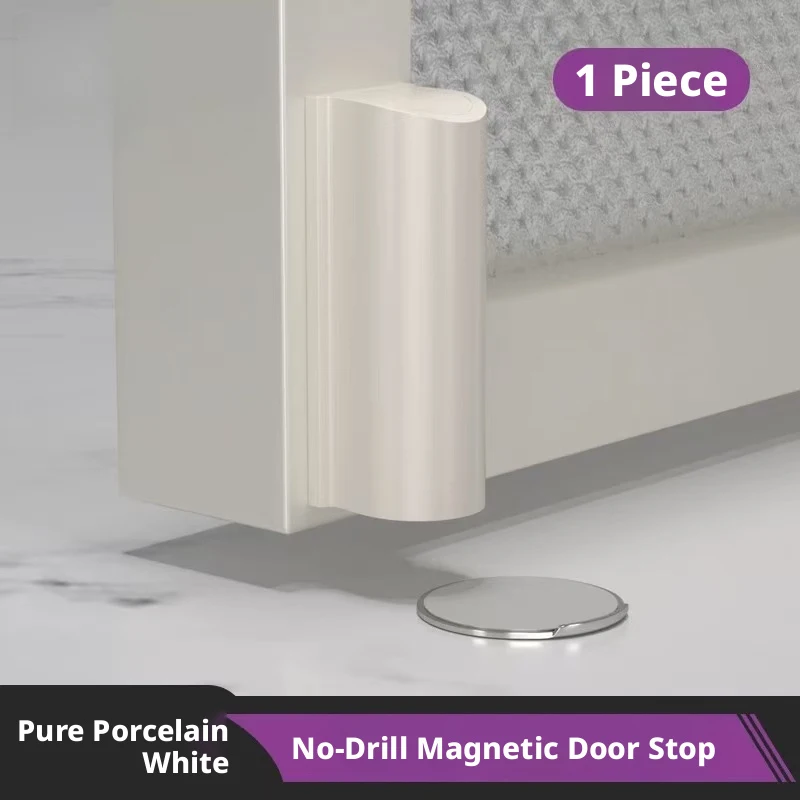 Magnetic Door Stopper with Wall Protector Bumper - Hidden Door Seat for Home Decoration & Furniture Hardware
Magnetic Door Stopper with Wall Protector Bumper - Hidden Door Seat for Home Decoration & Furniture Hardware