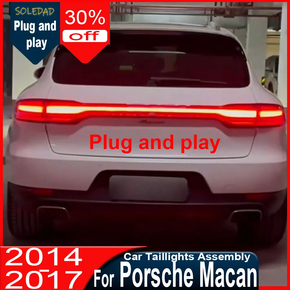 Car Taillight For Porsche Macan 2014 2015 2016 2017 LED Through Taillight Assembly Mode Tail Rear Turn Brake DRL Light Accessory
Car Taillight For Porsche Macan 2014 2015 2016 2017 LED Through Taillight Assembly Mode Tail Rear Turn Brake DRL Light Accessory