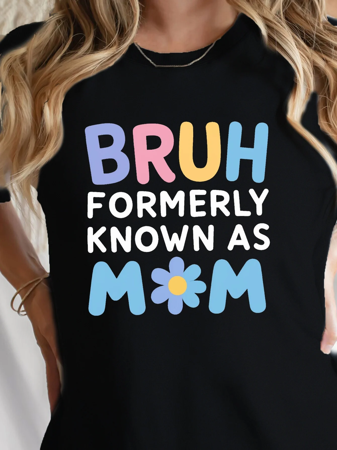 Футболка с круглым вырезом Groovy Mom, Повседневная футболка с коротким рукавом для весны и лета, женская одежда, футболка
Футболка с круглым вырезом Groovy Mom, Повседневная футболка с коротким рукавом для весны и лета, женская одежда, футболка