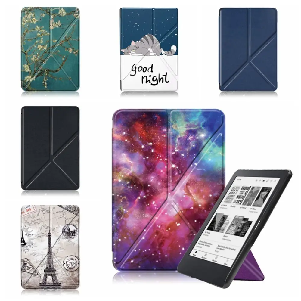 Magnetic 6 inch E-Reader Case Multi-folding Stand Shockproof Protective Shell Wear Resistant Magnetic for Rakuten Kobo Nia N306
Magnetic 6 inch E-Reader Case Multi-folding Stand Shockproof Protective Shell Wear Resistant Magnetic for Rakuten Kobo Nia N306